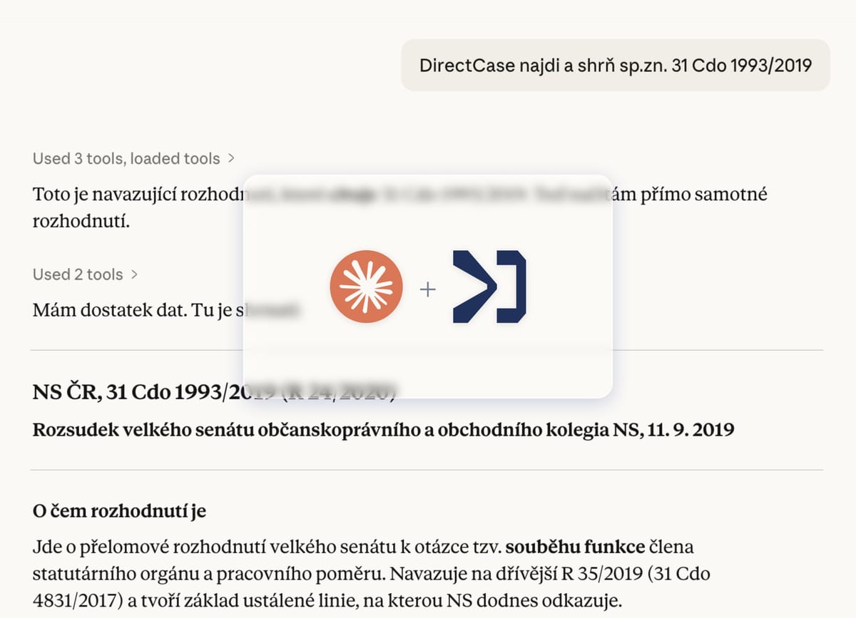 První v Česku: právo přímo ve vašem AI prostředí přes MCP